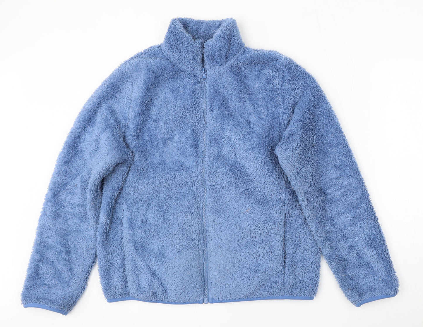 Uniqlo Womens Blue  Polyester Full Zip Sweatshirt Size M  Zip