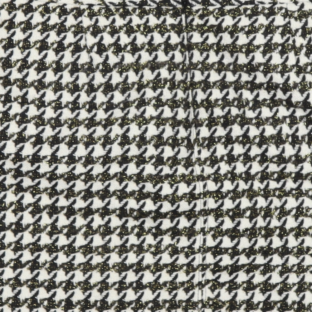 papya Womens Black  Polyester A-Line Skirt Size XS