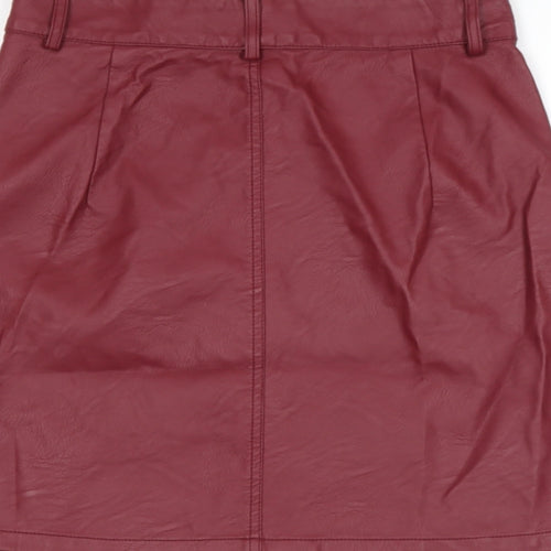 DEMIN CLUB Womens Purple  Polyethylene Bandage Skirt Size 10