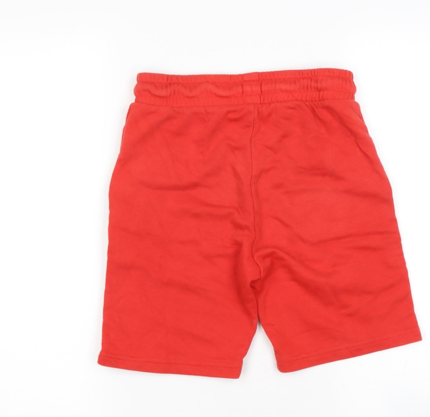 TESCO Boys Red  Cotton Sweat Shorts Size 3 Years  Regular