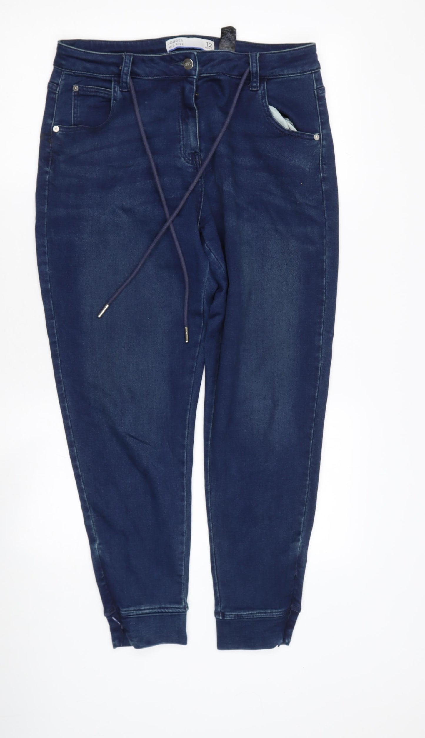NEXT Womens Blue  Cotton Jegging Jeans Size 12 L27 in Regular