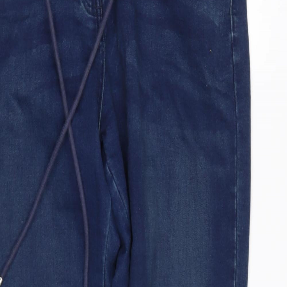 NEXT Womens Blue  Cotton Jegging Jeans Size 12 L27 in Regular