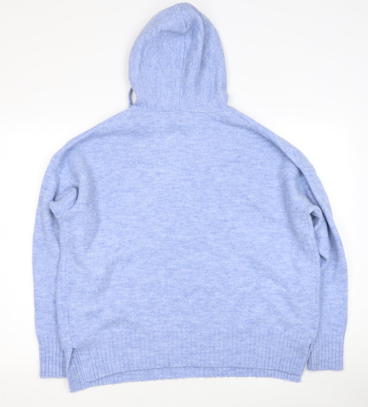 newlook Womens Blue Round Neck  Acrylic Pullover Jumper Size M