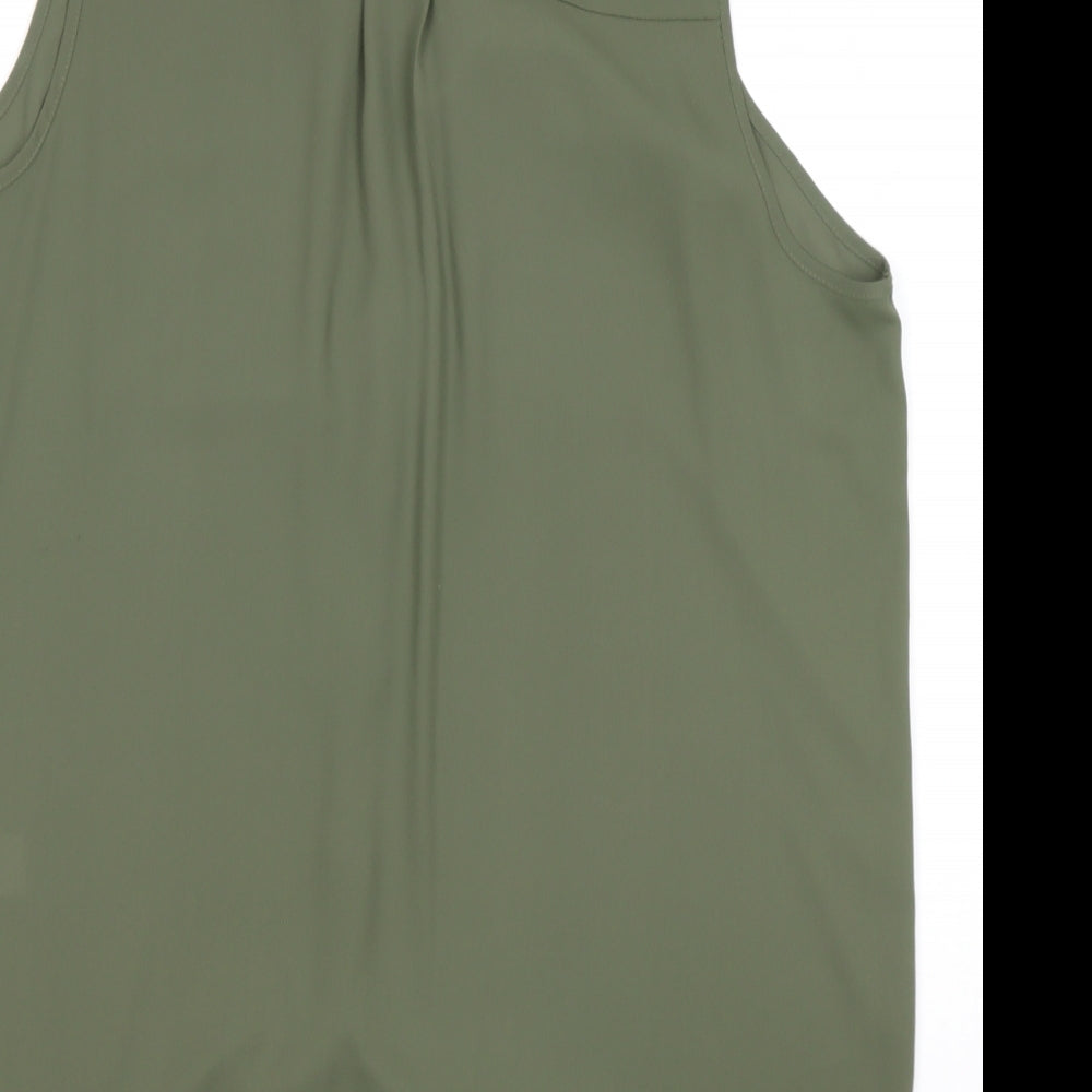 Primark Womens Green  Polyester Basic  Size 16 Collared