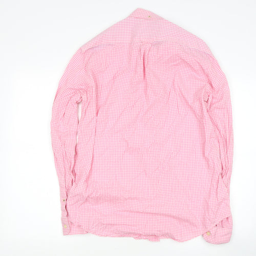 GANT Womens Clear  Polyester Basic Button-Up Size L Collared
