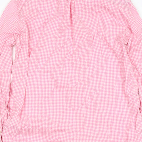 GANT Womens Clear  Polyester Basic Button-Up Size L Collared