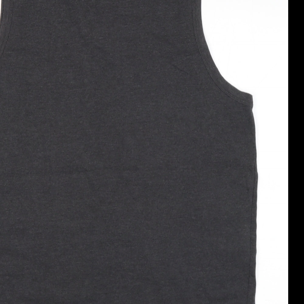 Lonsdale Mens Grey  Cotton  T-Shirt Size XL Round Neck