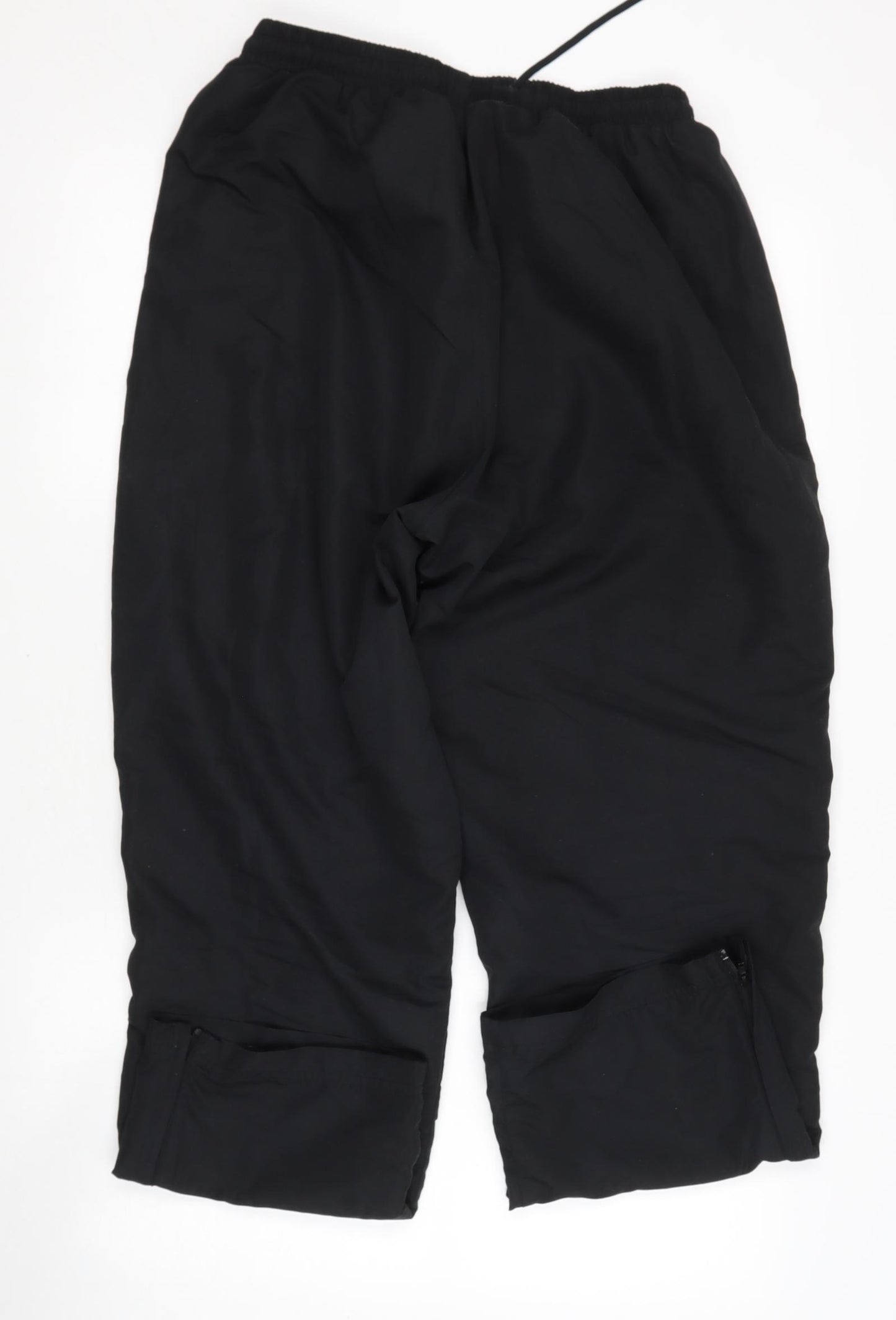 Slazenger Mens Black  Polyester Jogger Trousers Size XL L28 in Regular