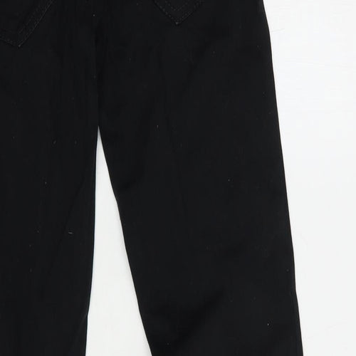 NEXT Girls Black  Cotton Skinny Jeans Size 13 Years  Regular Button