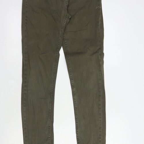 E-last-fit Womens Green  Cotton Jegging Jeans Size 8 L32 in Regular