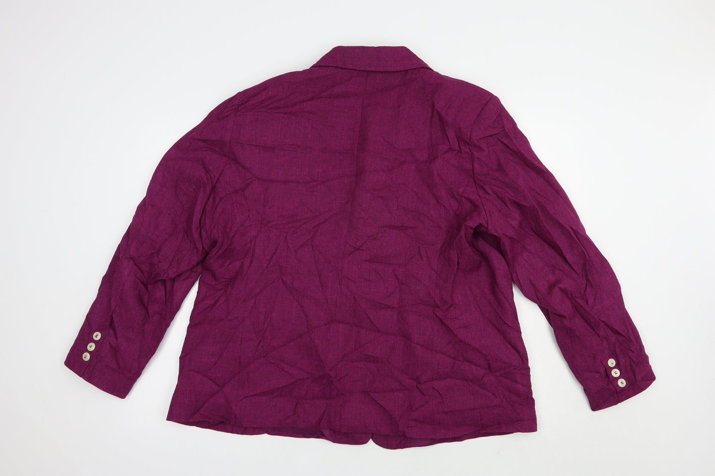 Special Collection Womens Purple   Jacket Blazer Size 22  Button