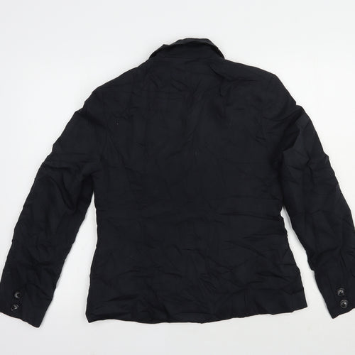 Oasis Womens Black   Jacket Blazer Size 12  Button