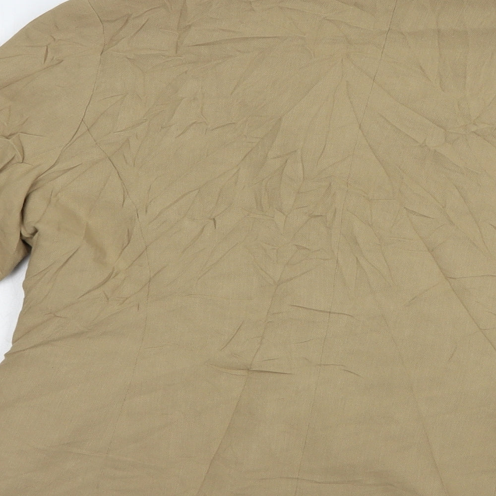 BHS Womens Beige   Jacket Blazer Size 16  Button