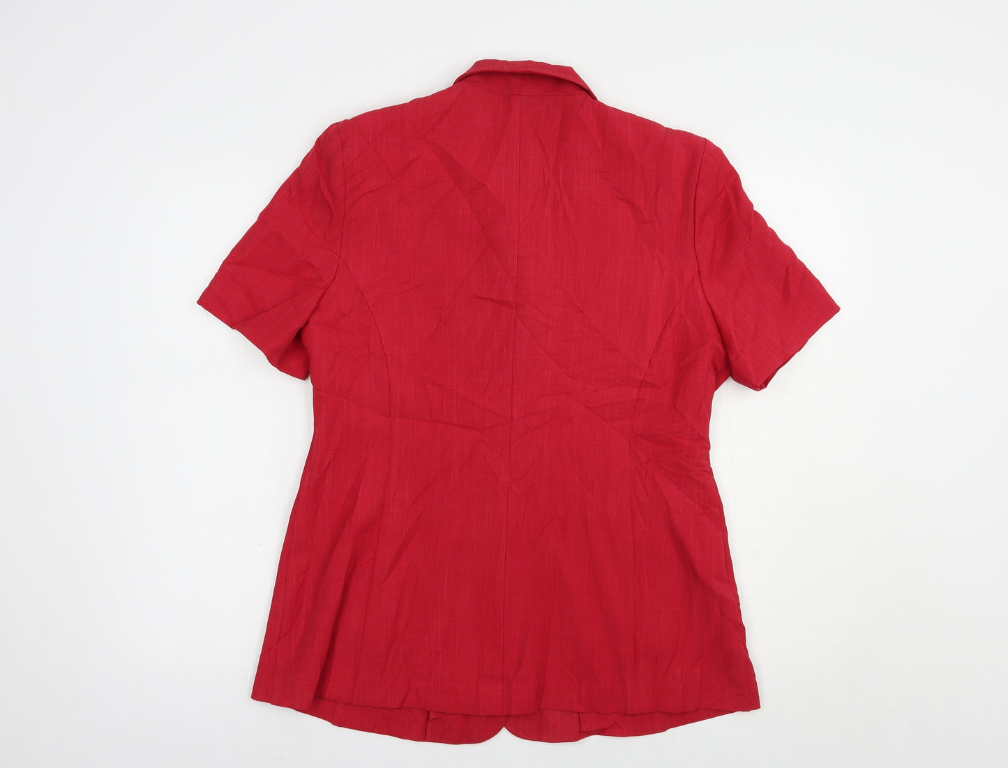 Atmosphere Womens Red   Jacket Blazer Size 14  Button