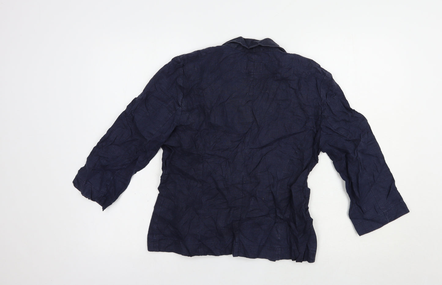 Per Una Womens Blue   Jacket Blazer Size 10  Button