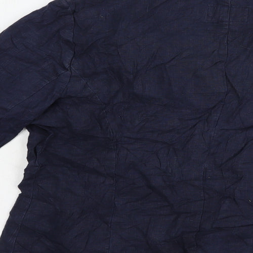Per Una Womens Blue   Jacket Blazer Size 10  Button