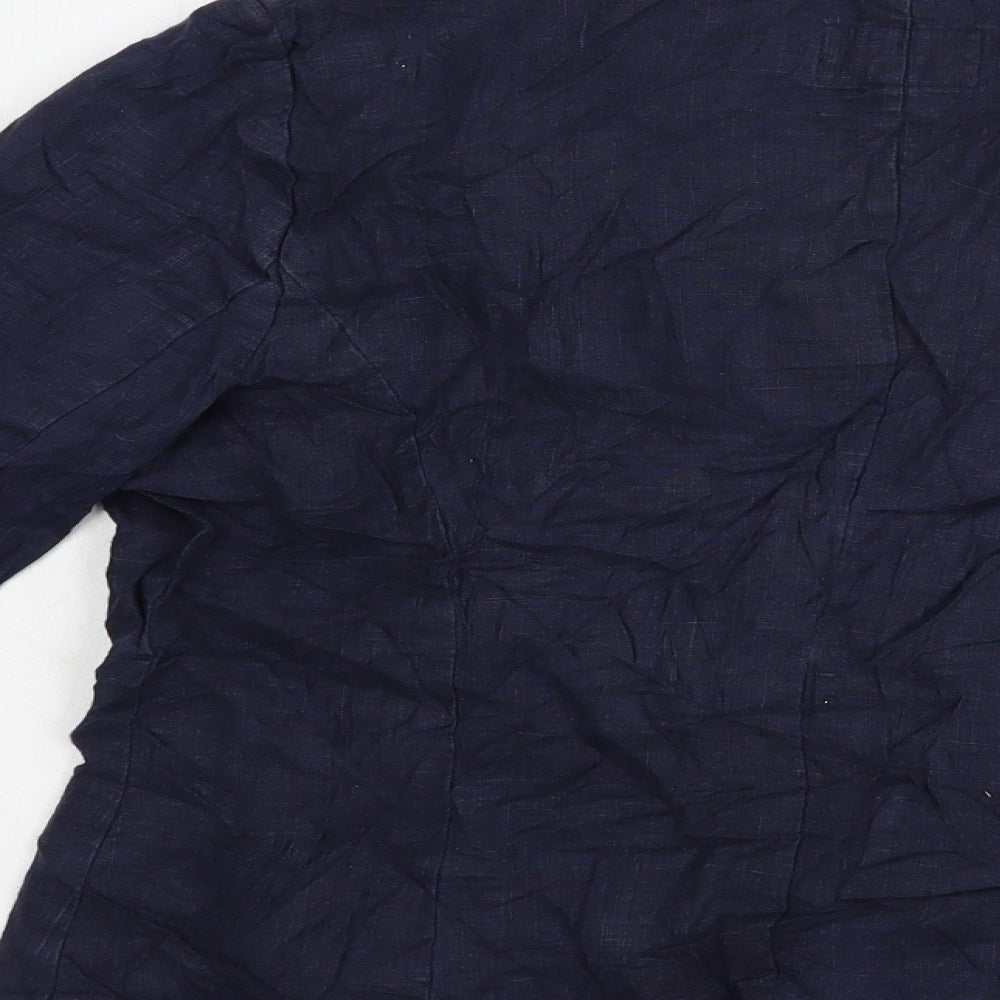 Per Una Womens Blue   Jacket Blazer Size 10  Button