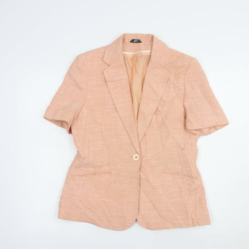 Klass Womens Pink   Jacket Blazer Size 12  Button