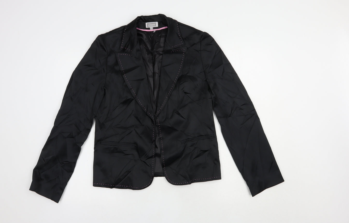 Etam Womens Black   Jacket Blazer Size 14