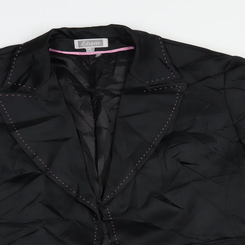 Etam Womens Black   Jacket Blazer Size 14