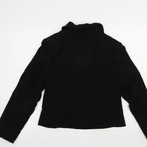 Etam Womens Black   Jacket Blazer Size 12  Button
