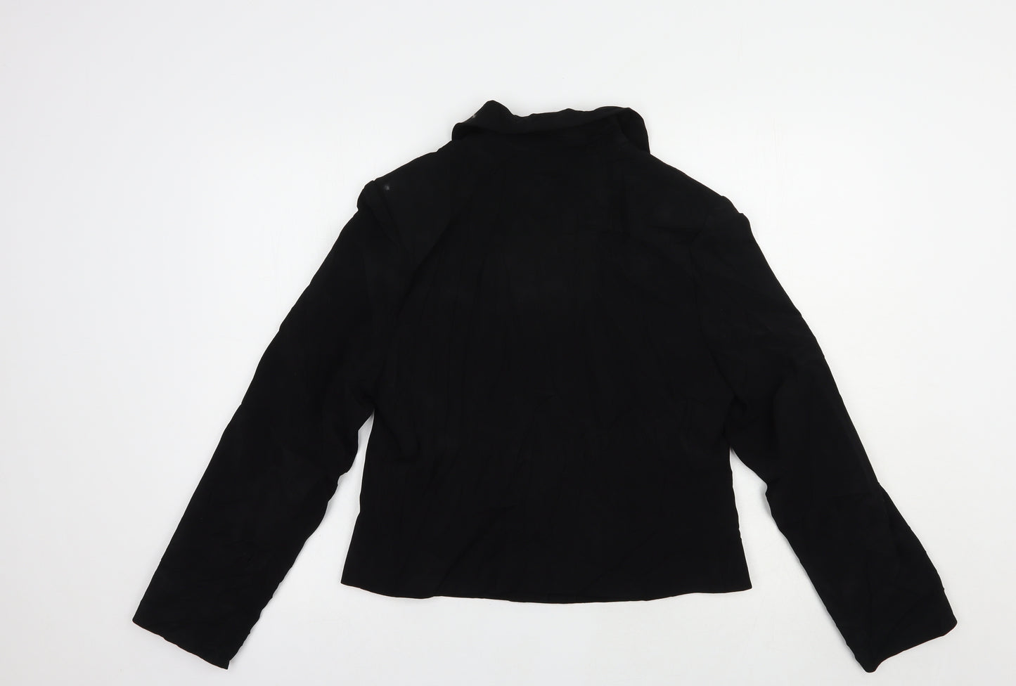 Etam Womens Black   Jacket Blazer Size 12  Button