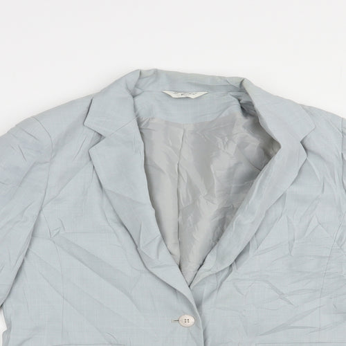 Berkertex Womens Grey   Jacket Blazer Size 12  Button