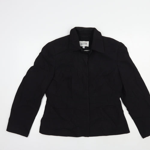 NEXT Womens Black   Jacket Blazer Size 14  Button
