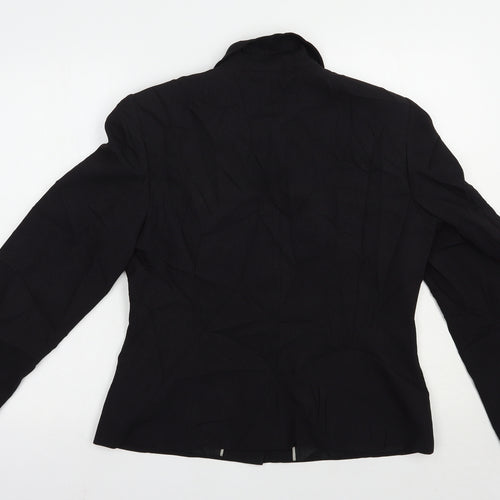 NEXT Womens Black   Jacket Blazer Size 14  Button