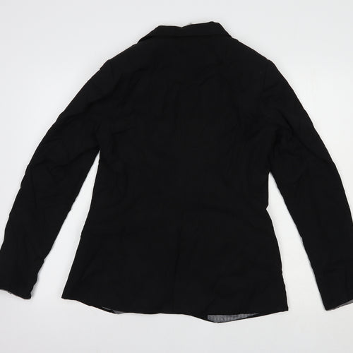 Denim Co Womens Black   Jacket Blazer Size 12  Button