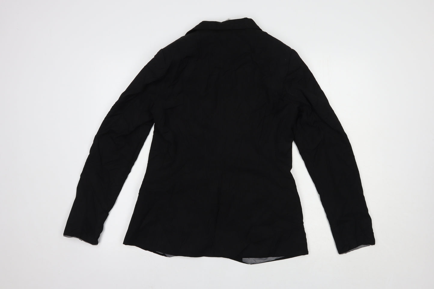 Denim Co Womens Black   Jacket Blazer Size 12  Button