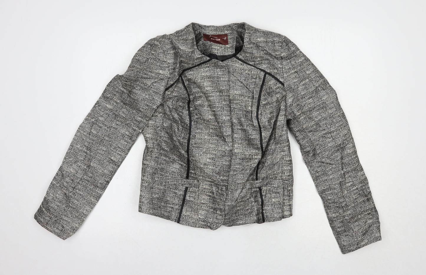 Savoir Womens Silver   Jacket Blazer Size 10