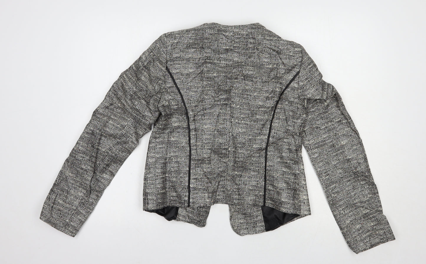 Savoir Womens Silver   Jacket Blazer Size 10