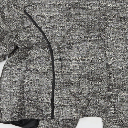 Savoir Womens Silver   Jacket Blazer Size 10