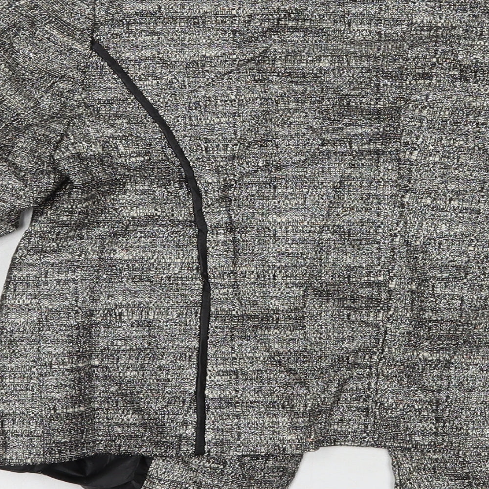 Savoir Womens Silver   Jacket Blazer Size 10