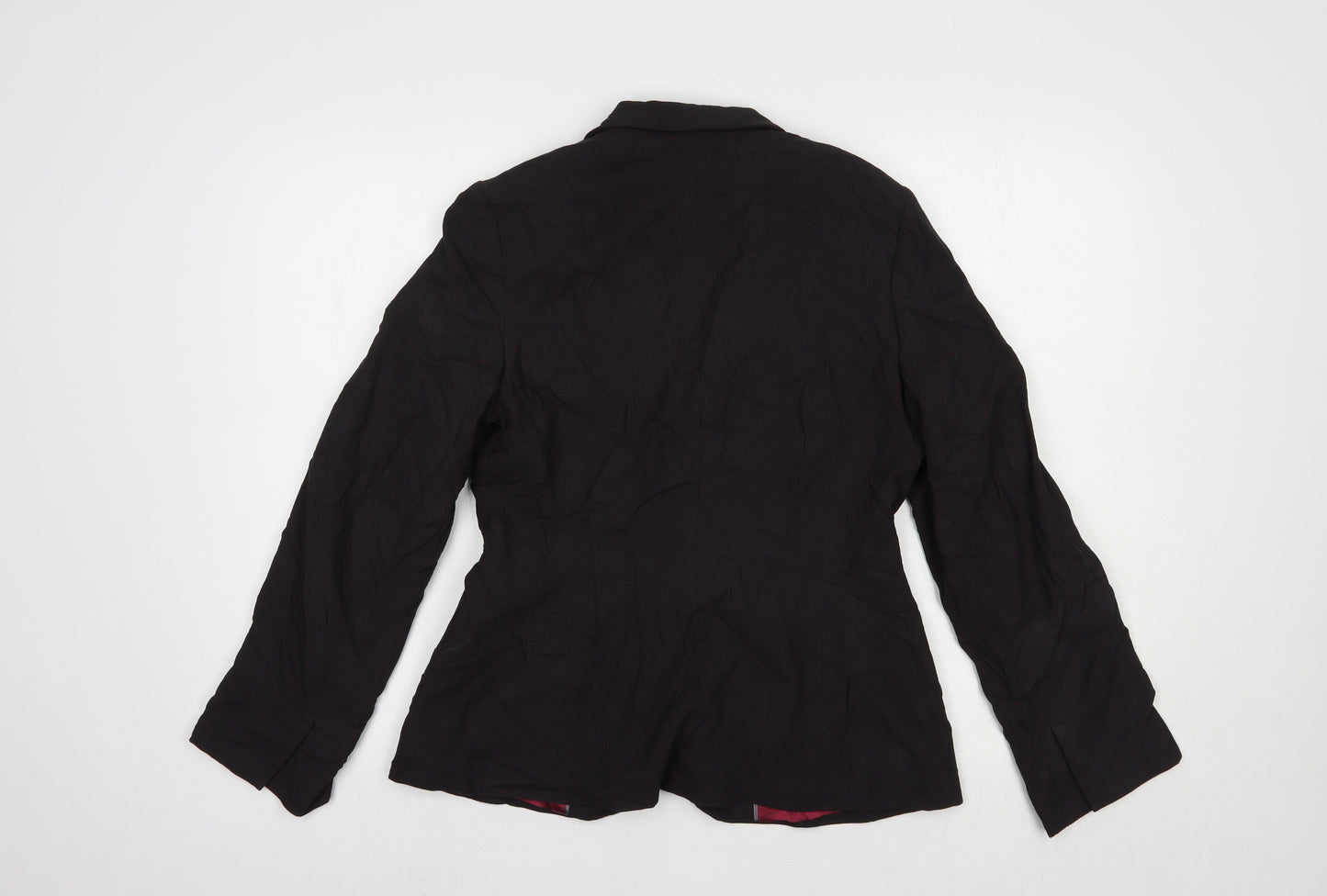 NEXT Womens Black   Jacket Blazer Size 10  Button