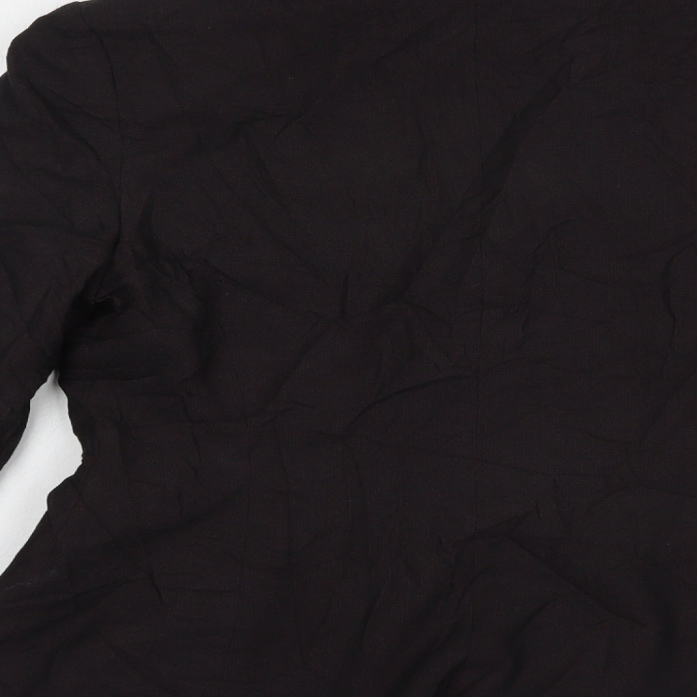 NEXT Womens Black   Jacket Blazer Size 10  Button