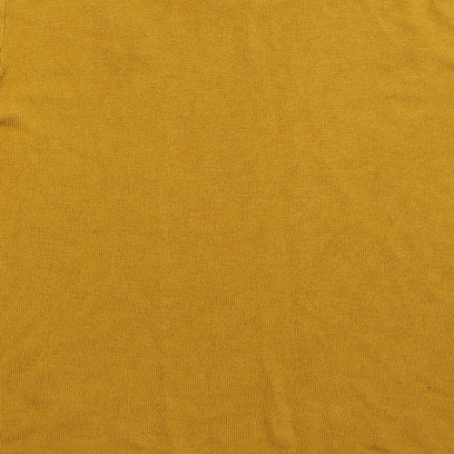 Primark Womens Orange Crew Neck  Acrylic Pullover Jumper Size 14