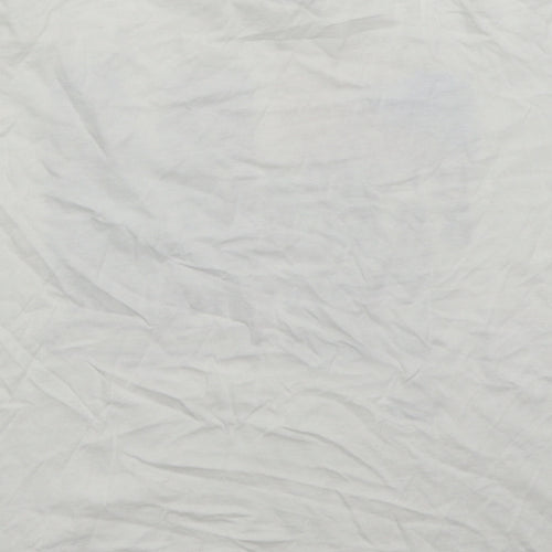 Crossby Mens White  Cotton  T-Shirt Size M Crew Neck  - Let's Go Brooklyn