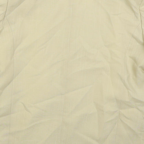 Vivienne Lawrence Womens Beige   Jacket  Size 16  Button