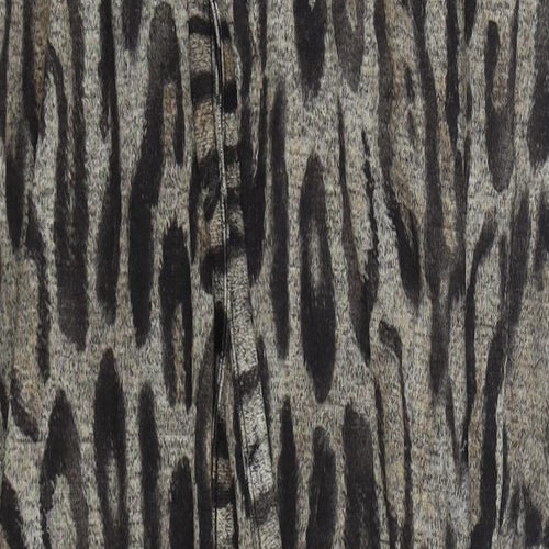 New Look Womens Beige Animal Print Polyester Sweatpants Trousers Size L L29 in Regular Drawstring
