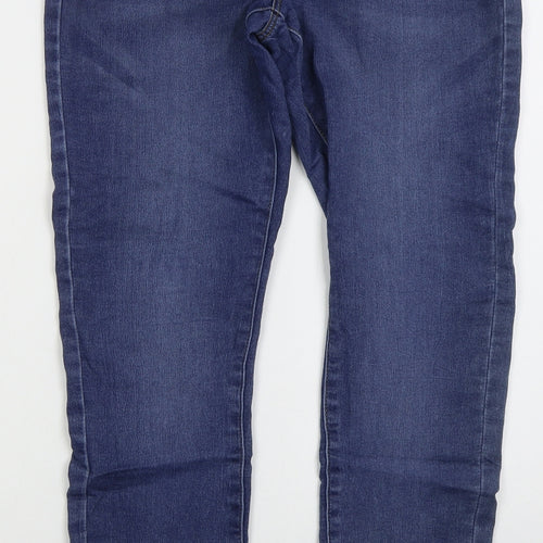 Denim Co Womens Blue  Cotton Skinny Jeans Size 12 L28 in Regular Button