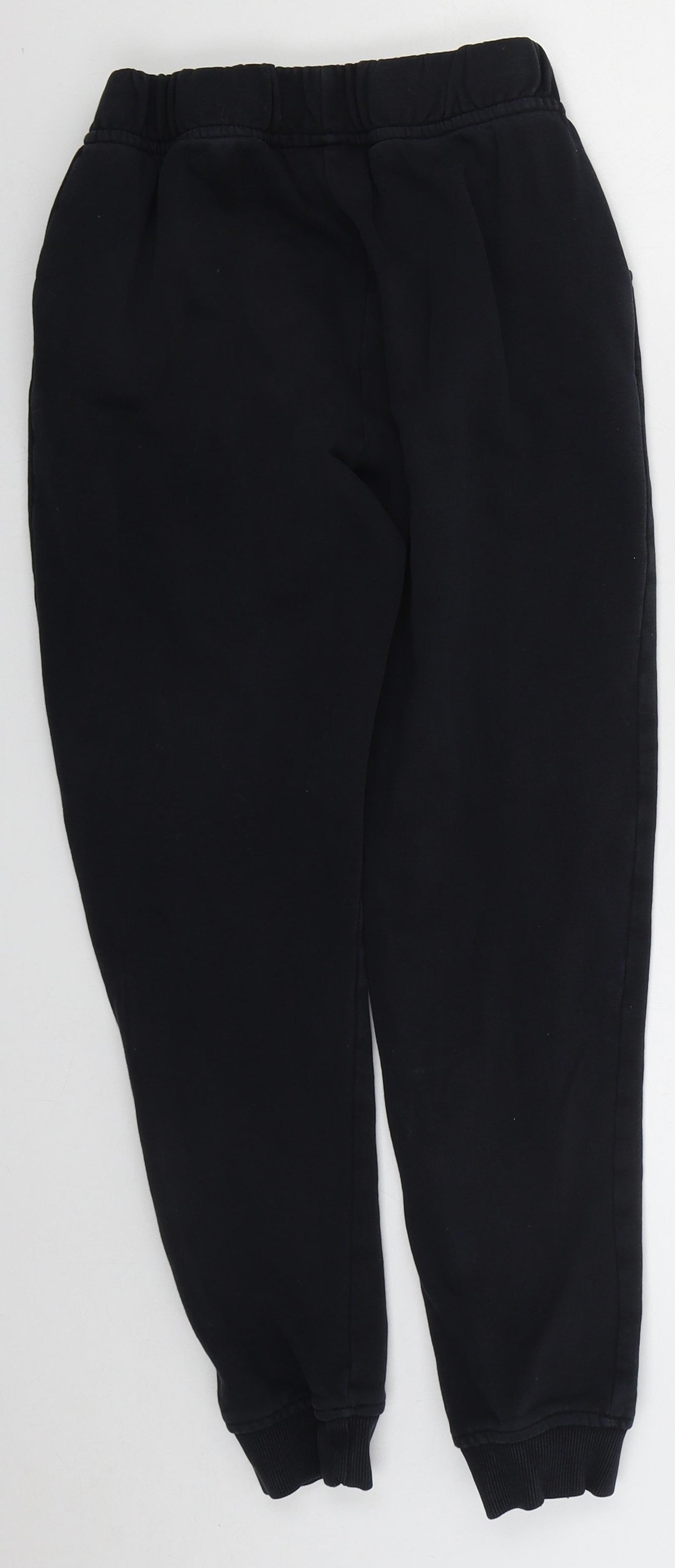 TU Boys Black  Cotton Sweatpants Trousers Size 14 Years  Regular Drawstring