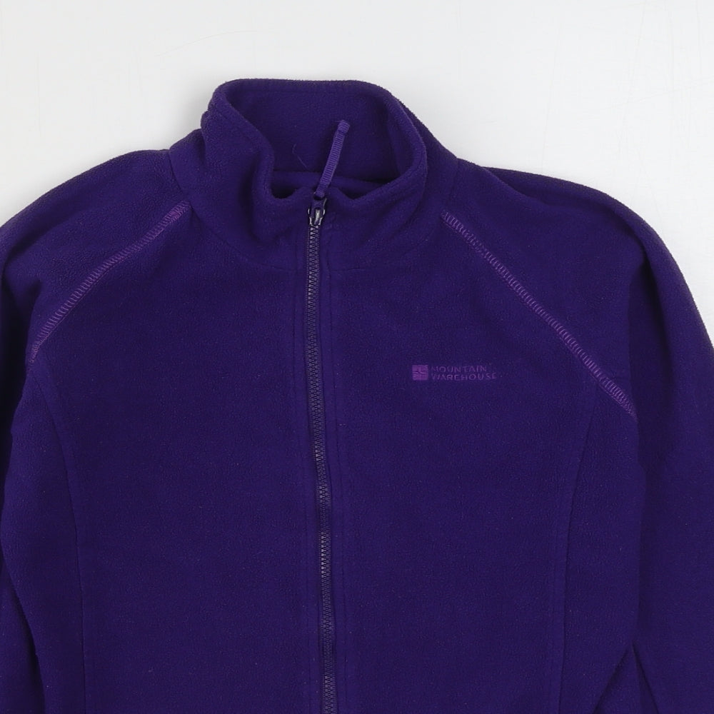 Mountain Warehouse Girls Purple   Jacket  Size 6-7 Years  Zip