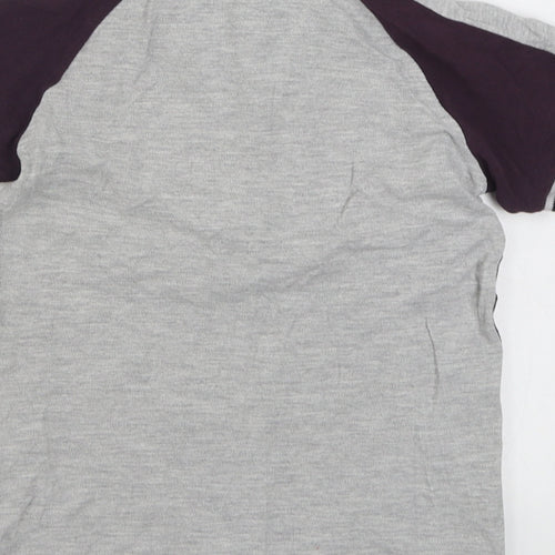 Matalan Boys Grey  Cotton Basic Polo Size 6 Years Collared Pullover
