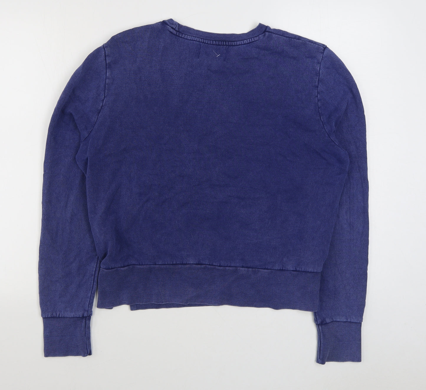 NEXT Mens Blue Round Neck  Cotton Pullover Jumper Size M