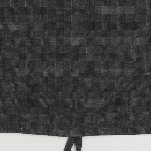 Matalan Womens Grey Plaid Polyester Pullover Sweatshirt Size L  Pullover