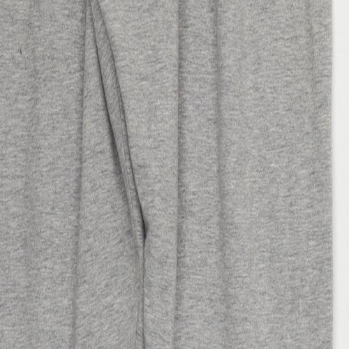 adidas Womens Grey  Cotton Jogger Leggings Size 8 L28 in