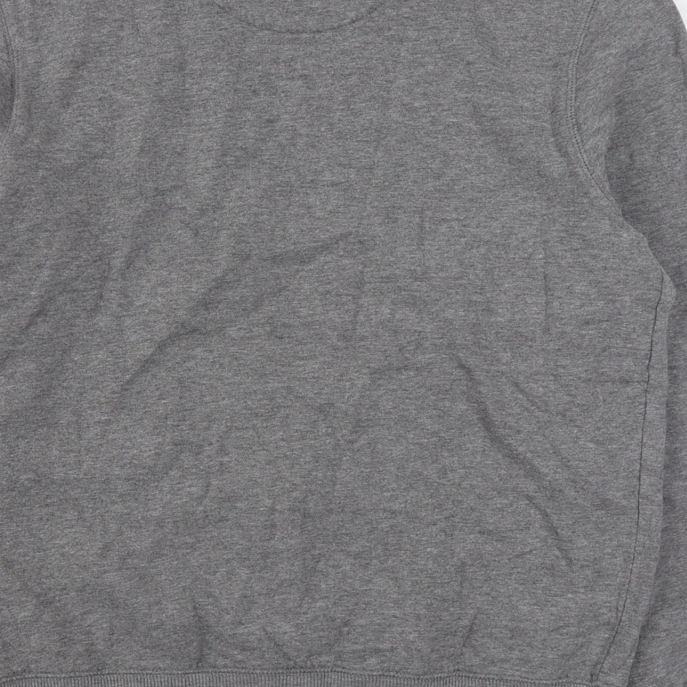 Marks and Spencer Mens Grey  Cotton Pullover Sweatshirt Size M