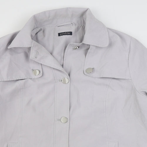 BHS Womens Grey   Jacket  Size 14  Zip
